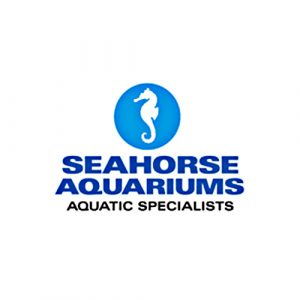 seahorse aquarium logo